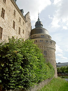 castle, orebro, landmark, tower, sweden, architecture, famous Place