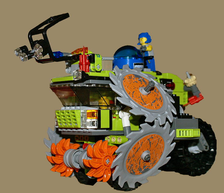 LEGO, tampons, jouet, blocs LEGO, le véhicule, unité de machine