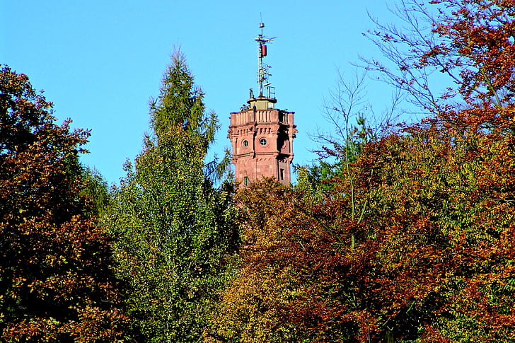 rochlitzer berg, Wieża widokowa, muldy, porfir, Saksonia