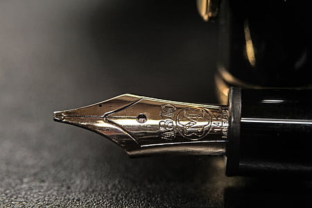 filler, fountain pen, writing tool, fountain pens, montblanc, gold