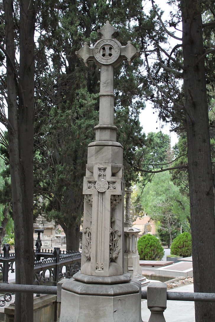 church, religion, cemetery, cross