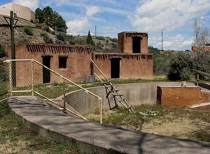 Nuevo México, Monasterio de, antigua, antiguo, arquitectura