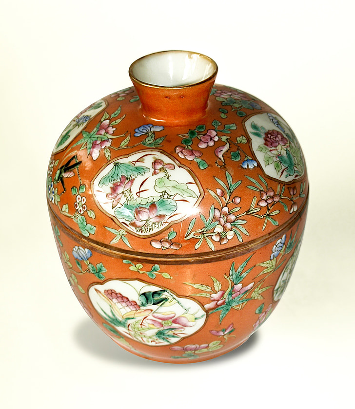 porcelain, pot, china, ornate, decoration, crockery, pottery