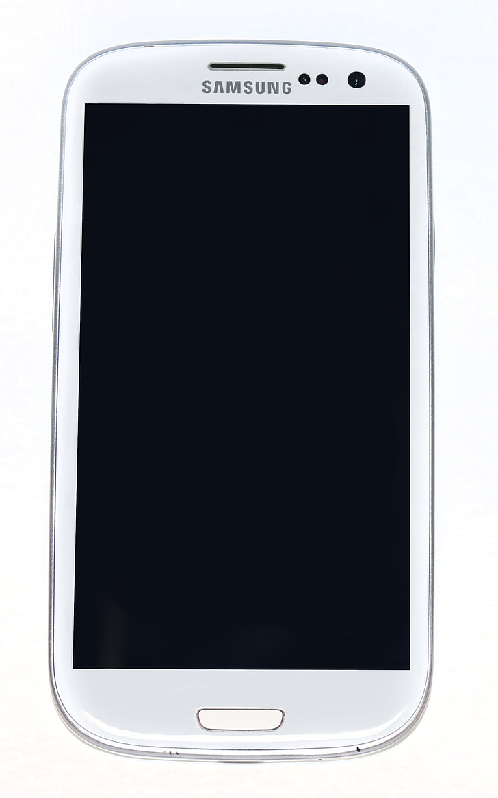 Samsung galaxy s3, smartphone, mobiltelefon, telefon, mobiltelefon, trådlös, mockup