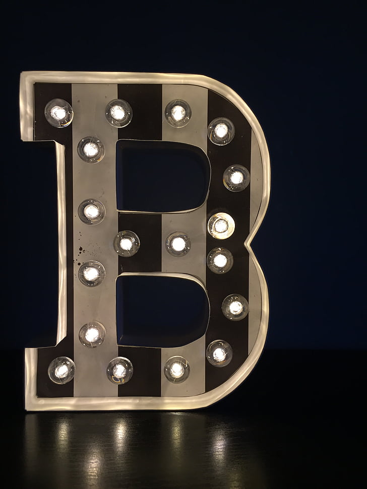b, letter, shape, typography, modern
