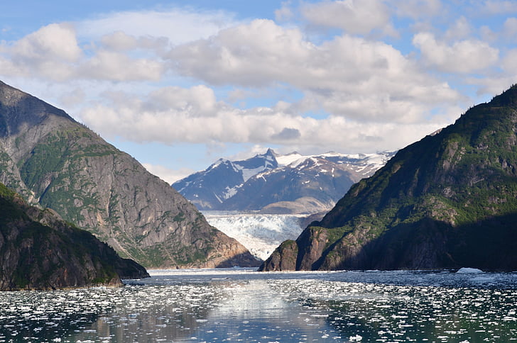 Alaska, natura, paisatge, cel, blau, EUA, nord