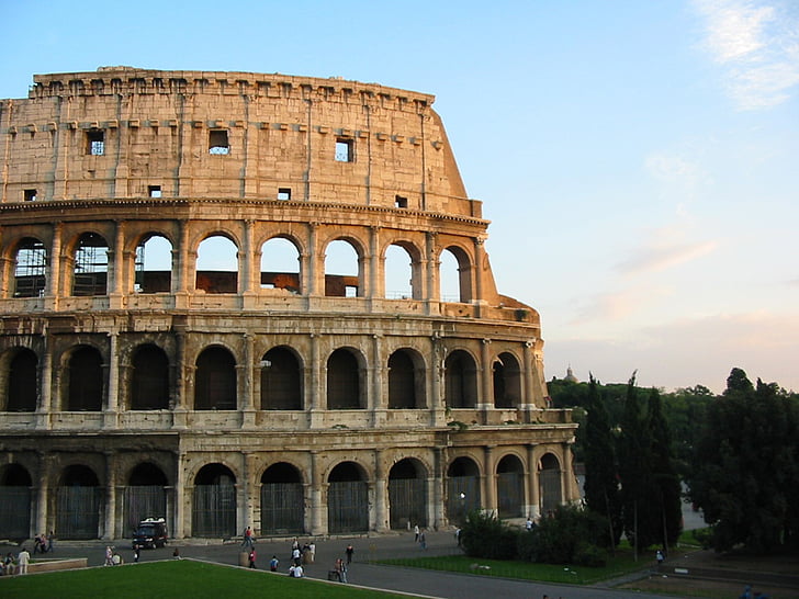 Koloseum, Rzym, Włochy, Rzymianie, Forum, antyk, Pomnik