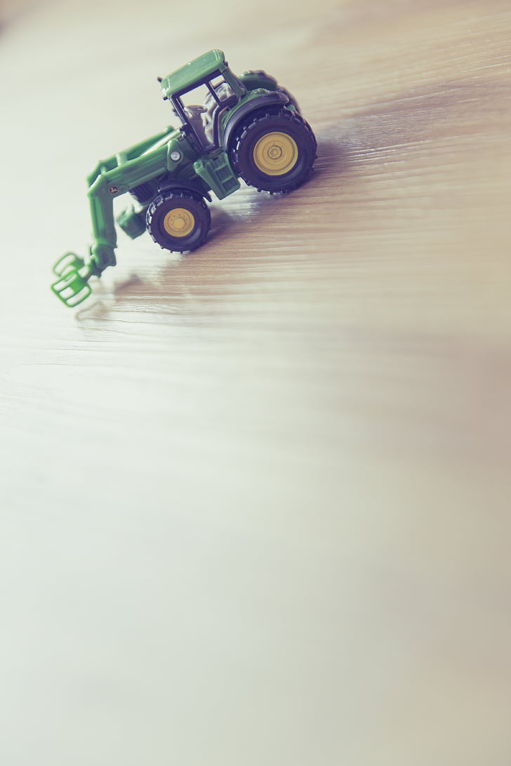 tractor, play, children's room, figure, toys, leisure, happy