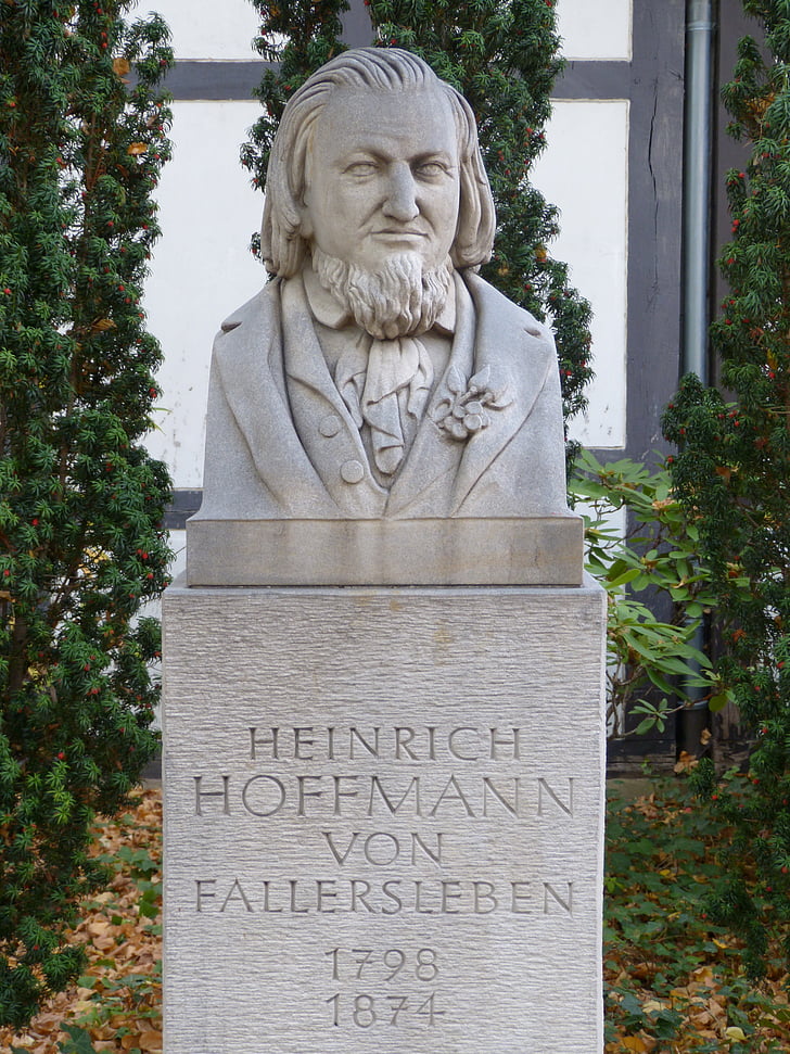 Fallersleben, Himno Nacional, Wolfsburg, Baja Sajonia, Monumento, históricamente, casco antiguo
