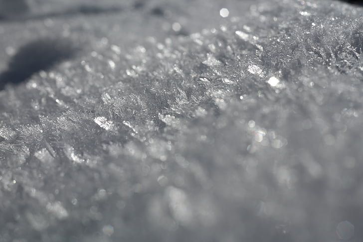 сніг, лід, eiskristalle, взимку, кристали, холодної, Крижані