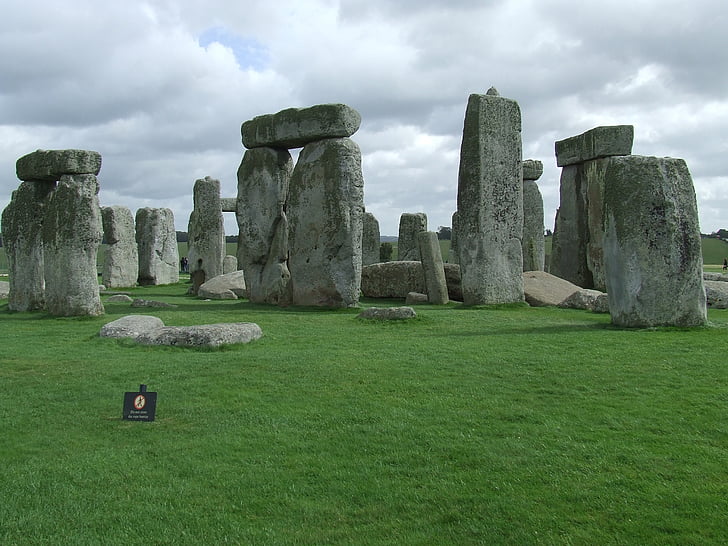 Stonehenge, historické, Anglie, starověké, Británie, kámen, orientační bod