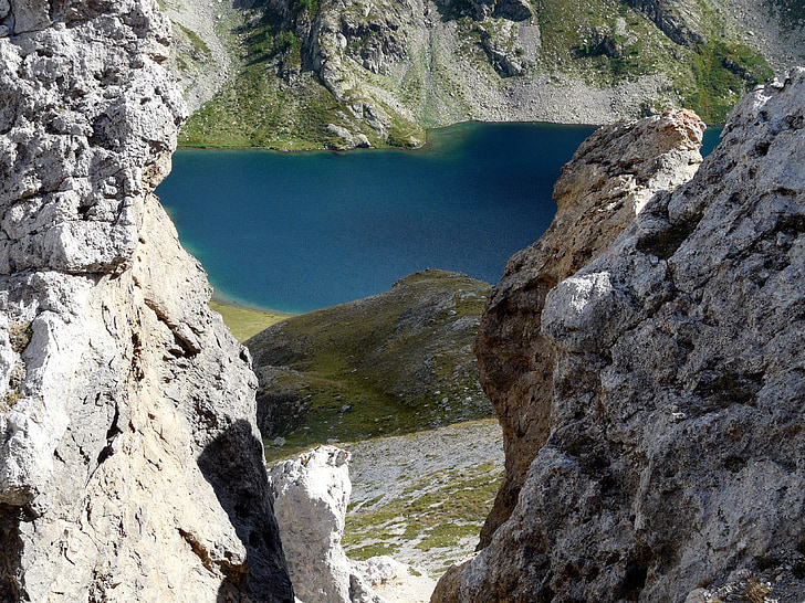 lake, landscape, mountain