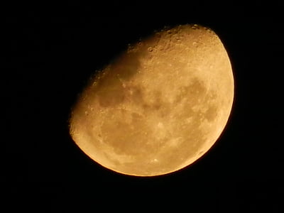 Luna, noche, Nocturne, oscuro, Astronomía, espacio, cielo