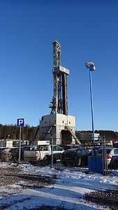 plataforma de perforación, gas de esquisto, gas natural