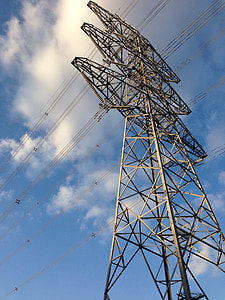 elstolpe, elektricitet, Utility pole, makt, Nuvarande