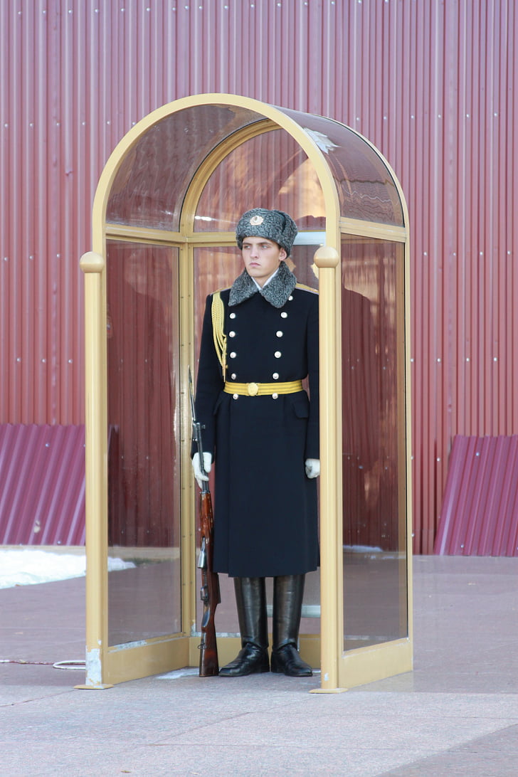 guard, honor, sentimental, russia, moscow, soldier, booth