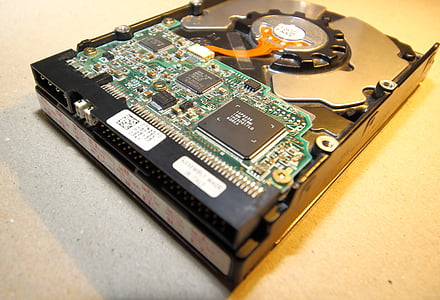 pevný disk, počítač, hardvér, ukladací priestor údajov, Technológia, komponent, čip