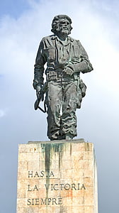 Che, Kuba, statula, revoliucija, Che guevara, bronzinė statula, paminklas