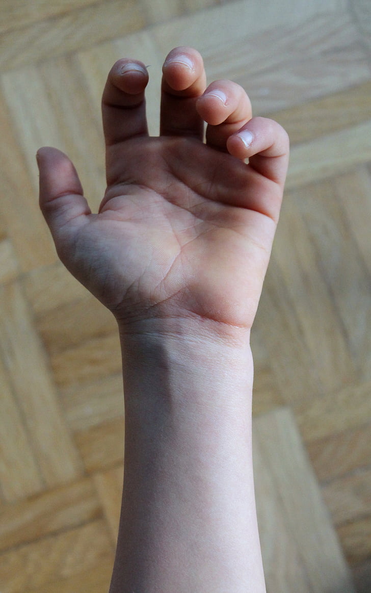 hand, fingers, veins, palm