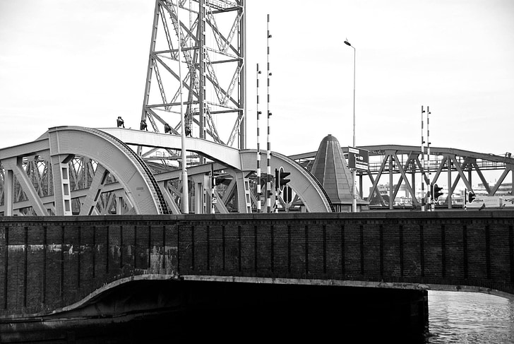 rotterdam, willem bridge, architecture