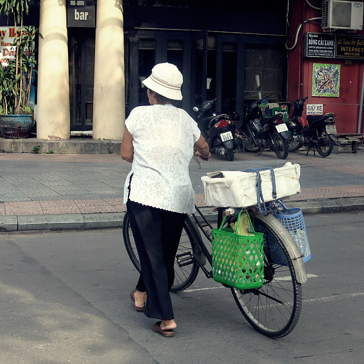 Saigon, cidade de ho chi minh, asiáticos