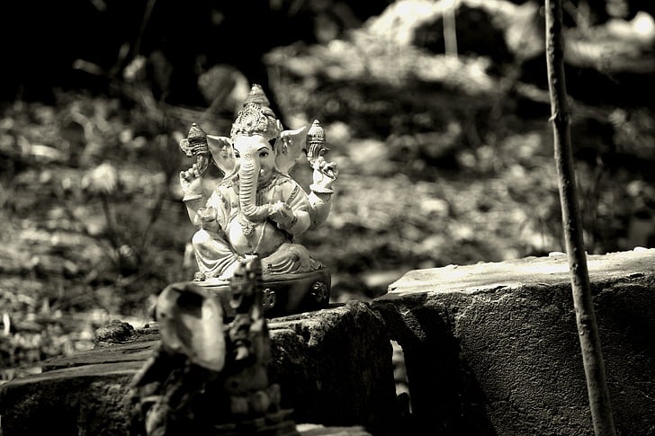 Ganesha, Dievs, reliģija, ceru, ka, garīgais