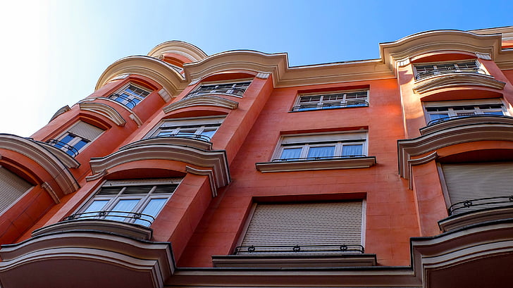 Spagna, Madrid, costruzione, architettura, facciata, esterno di un edificio, finestra