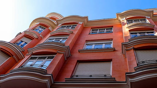 Ισπανία, Μαδρίτη, κτίριο, αρχιτεκτονική, πρόσοψη, εξωτερικό κτίριο, παράθυρο