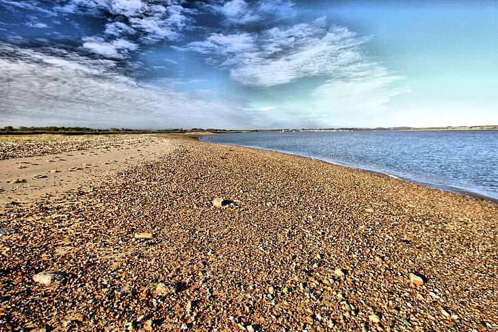beach, sky, nature, sea, landscape, coast, outdoor