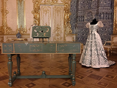 Rusia, pouchkine, piano, Istana Catherine, bangsawan, di dalam ruangan, keanggunan