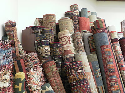 Tyrkiet, Cappadocia, tæpper, tæppe, tyrkisk håndværk, tekstiler, håndlavede