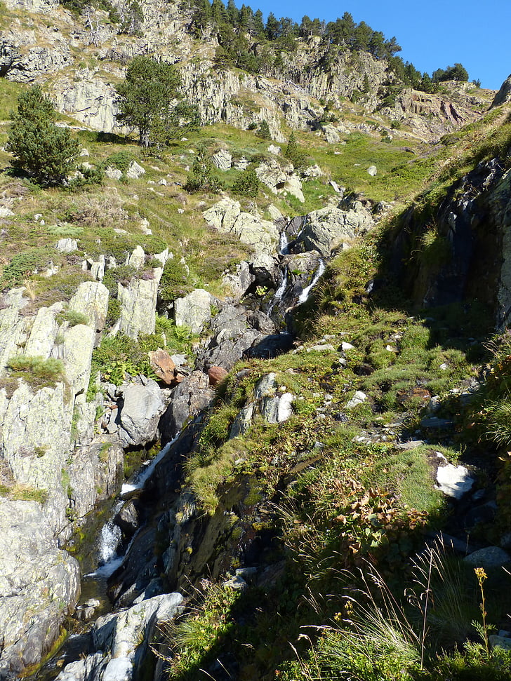 catararta, Wasserfall, Hafen von tavascan, Pallars sobirà, Pyrenee catalunya, Natur, Berg