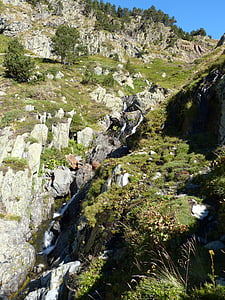 catararta, waterfall, port of tavascan, pallars sobirà, pyrenee catalunya, nature, mountain
