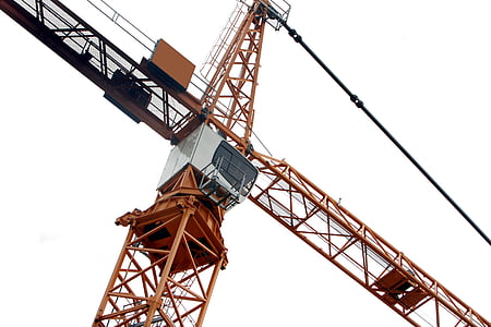 baukran, crane, site, construction work, technology, sky, build