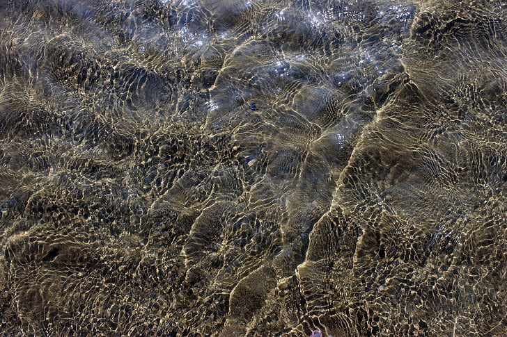 песок, отражение, мне?, пляж, Природа, океан, Текстура