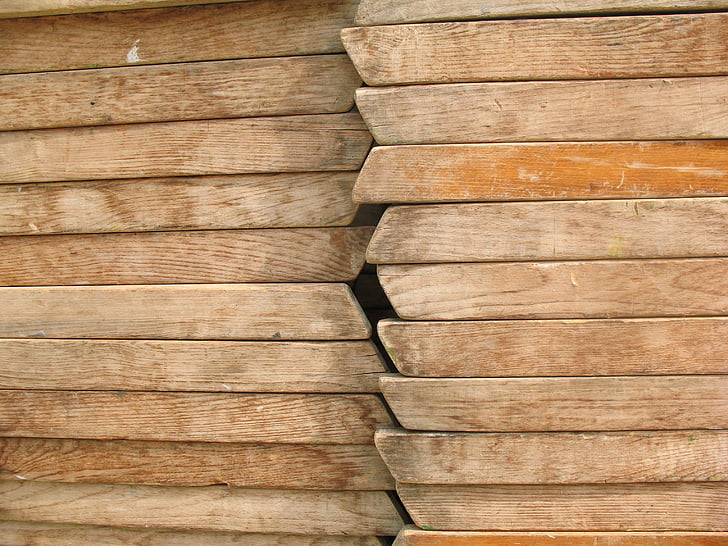 дървен материал, столове, стека