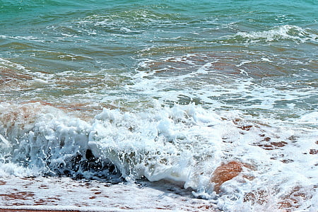 the waves, piana, sea, waves, sandy beach, water, nature