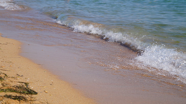 jūra, banga, paplūdimys, putų, smėlio, Juodosios jūros