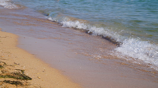 sjøen, bølge, stranden, skum, sand, Svartehavet