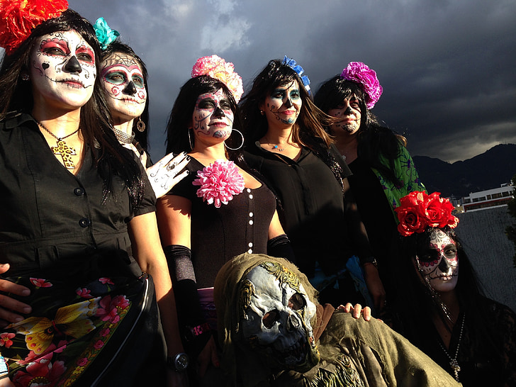 Catrina, смърт, Мексико, ден на мъртвите, Популярни фестивали