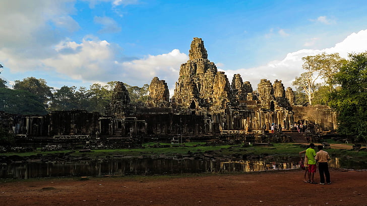Kambodzsa, Angkor, templom, Bajon, történelem, Ázsia, Temple complex