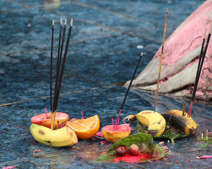buah, korban, pisang, Mauritius