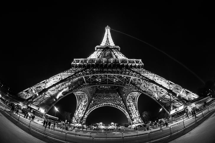 Tour eiffel, Párizs, Franciaország, francia érint, francia, torony, utazás
