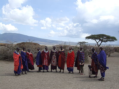 Танзания, Масаи, Серенгети, племя, Африка