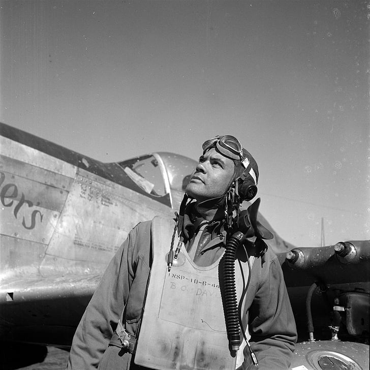 aviator, man, airplane, vintage, retro, old times, 20th century