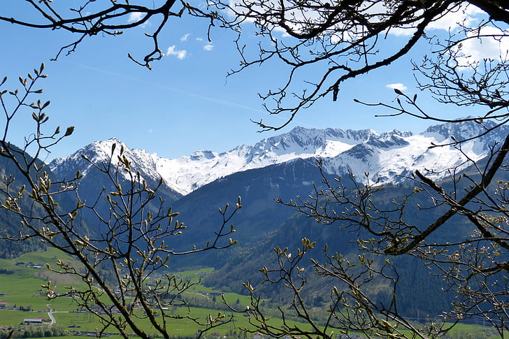 augsts Tauernas, kalni, Alpu, Austrija