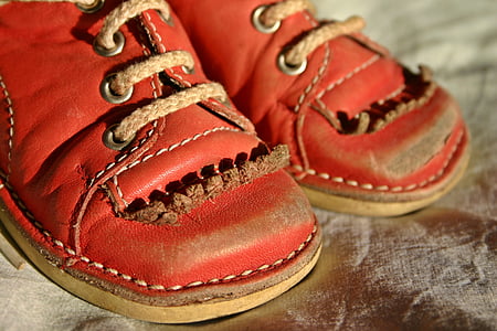 barns sko, skon, barn, Baby, Babyskor, Leisure, gamla skor