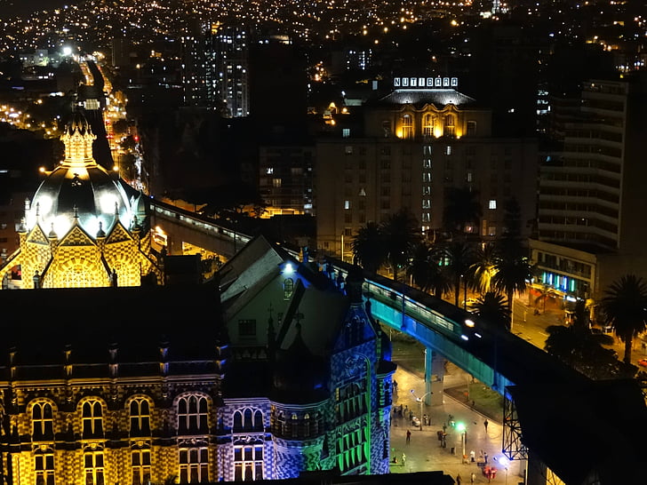 Medellín, città, notte