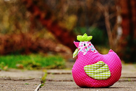 easter, chicken, decoration, funny, fabric, tissue, colorful