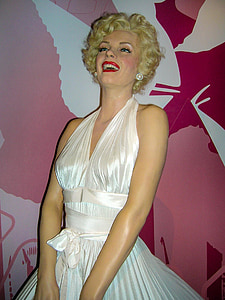 Marilyn monroe, figura de cera, agente, mujer, arte, Ver, actuando
